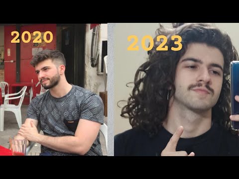 Hair growth time-lapse - 3 years