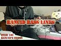 Rancid - Trenches Bass Cover
