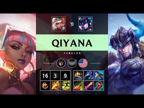 Qiyana Jungle vs Sejuani - NA Challenger Patch 25.S1.3