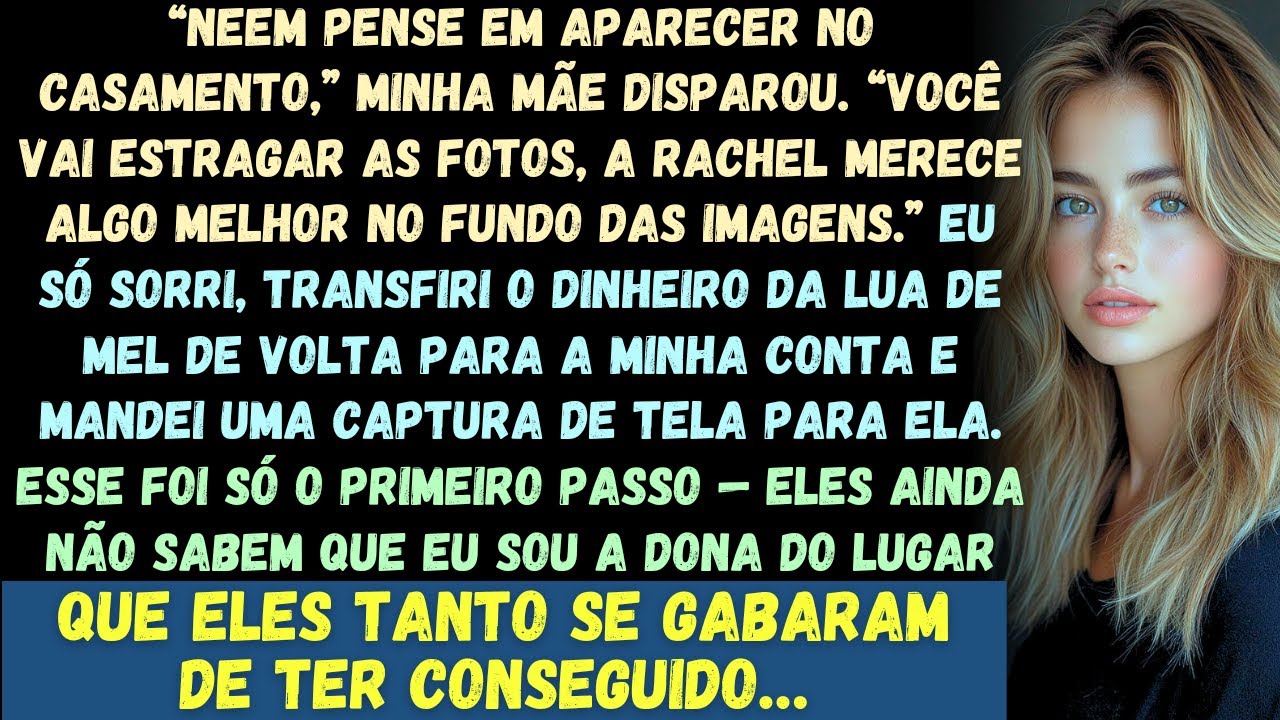 Nem pense em aparecer no casamento," minha mãe disse bruscamente. "Você vai..."  Melhores Histórias
