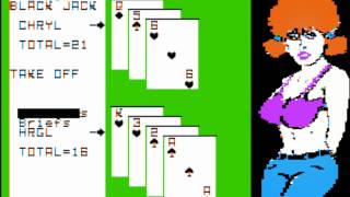 Strip Blackjack for the Apple II