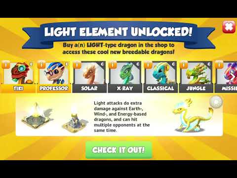 HATCHED GAZELLE, BREED RAINCOAT DRAGON AND UNLOCKED LIGHT ELEMENT!DRAGON MANIA LEGENDS GAMEPLAY #28