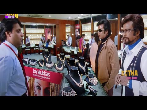 Rajinikanth And Aishwarya Rai Tollywood Movie Ultimate Interesting Comedy Scene | Kotha Cinemalu