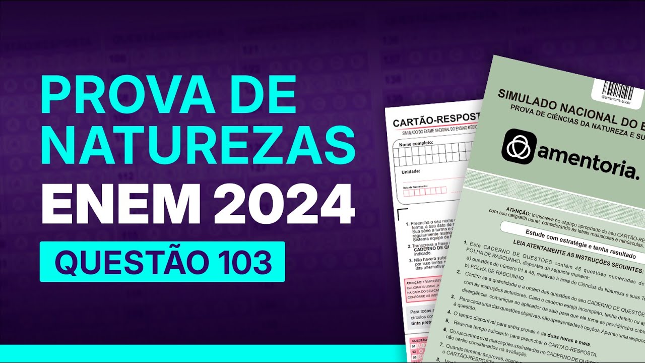 Questão 103 (Química) | prova verde ENEM 2024 I Metabolismo de Procariontes