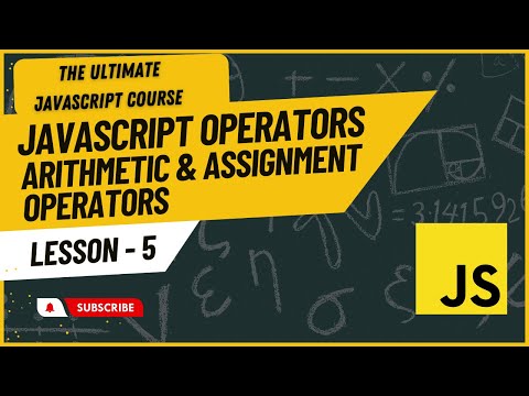 Javascript Operators Math Operators Assignment Operators Hindiurdu Javascript Tutorial 5