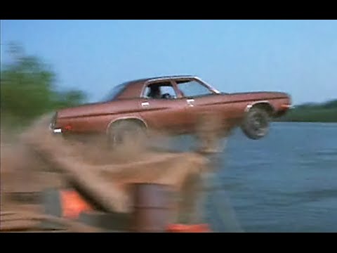 White Lightning, barge jump chase