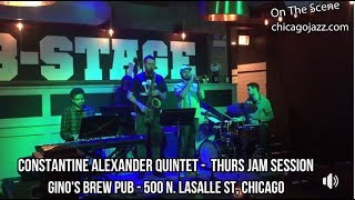 ON THE SCENE- Gino's East Brew Pub Thursday Jazz Jam Session!