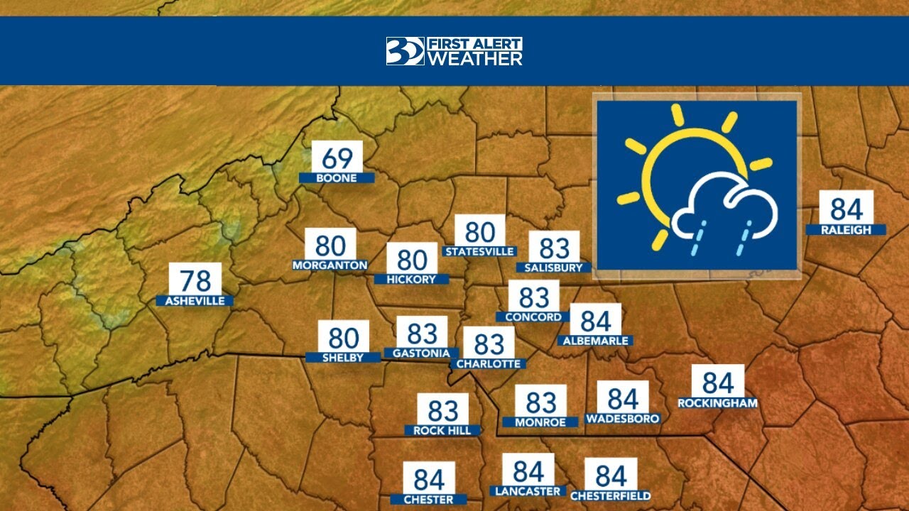 Rain Chances Decrease, Temperatures Warm Back Up Heading Into The Weekend