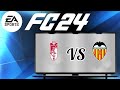 Granada CF vs Valencia CF (LaLiga 23/24) | 4.4. | FC 24 Gameplay #fc24 #easports