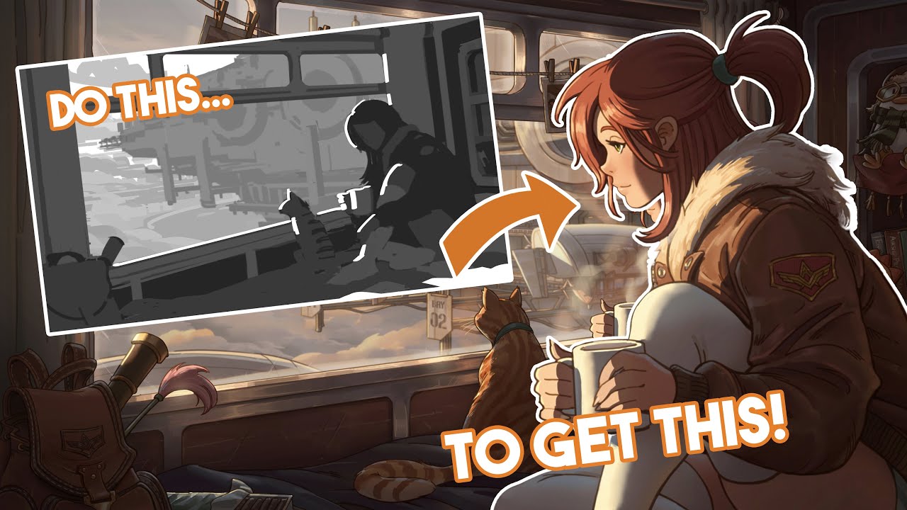 3 VALUE STUDY Method to LEVEL UP your Paintings! (BEGINNER FRIENDLY)