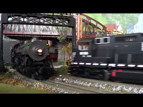 5 Model Displays in a Restored Train Station - Hagerstown Model Railroad Museum - January 2026