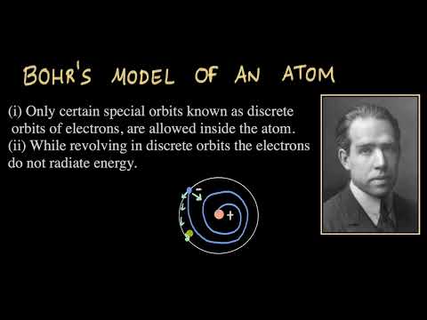 Bohr's model of an atom | Structure of an atom | Chemistry | Khan Academy