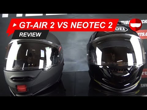 Shoei GT Air 2 vs Shoei Neotec 2 - ChampionHelmets.com
