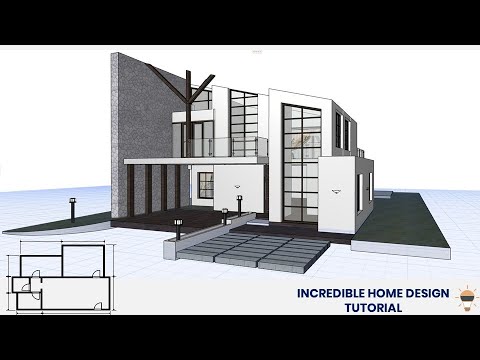 Archicad  tutorial - Complete project design From Scratch (A to Z)
