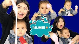 Making Slime with Baby Travis!