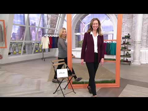 Clarks UN.Structured Leather Lace-up Shoes - Janey Mae on QVC