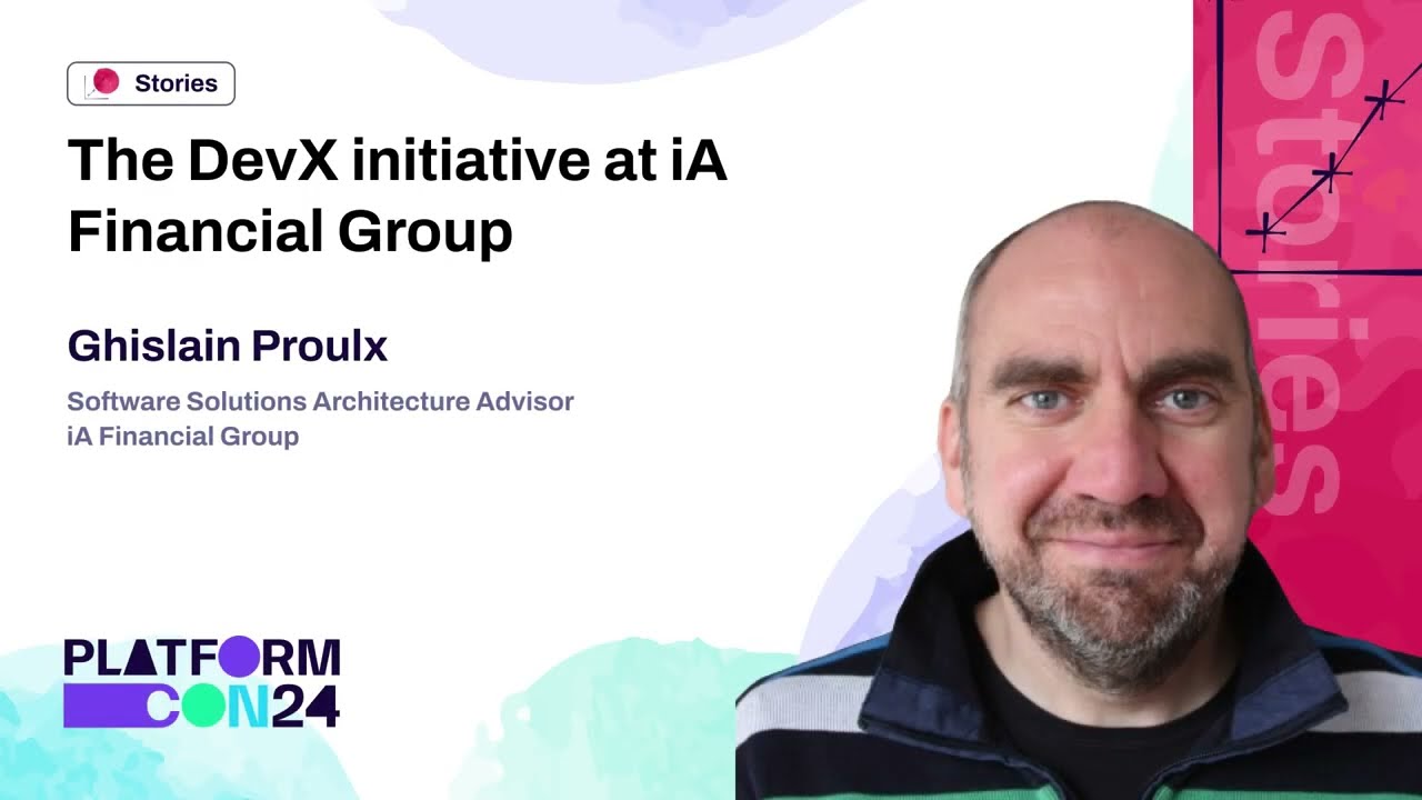 iA Financial Group, Software Solutions Architecture Advisor - Ghislain Proulx | PlatformCon 2024