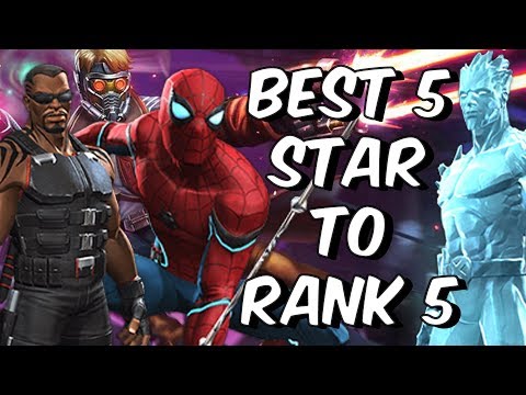 Best 5 Star Champion To Rank 5 - The Results - Marvel Contest Of Champions