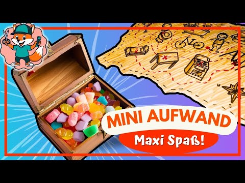 Schatzsuche basteln in 5 Minuten – mit nur 2 Materialien!