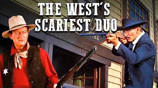 Download lagu THE WEST'S SCARIEST DUO! John Wayne & Lee Van Cleef - Classic Western Action mp3