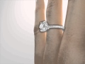 Under Halo Pave Diamond Engagement Ring