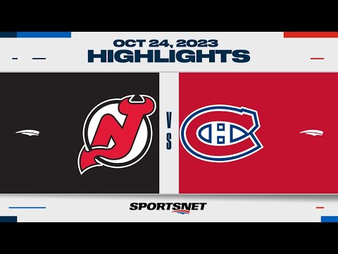 NHL Highlights | Devils vs. Canadiens - October 24, 2023