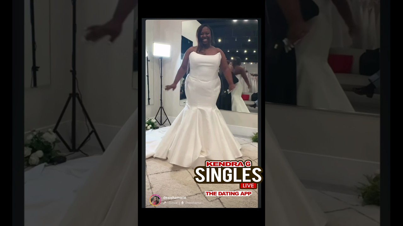 Wedding Dress shopping with @deaishamarie ❤️❤️❤️ We can’t wait until your Big Day!!! #KendraGSingles