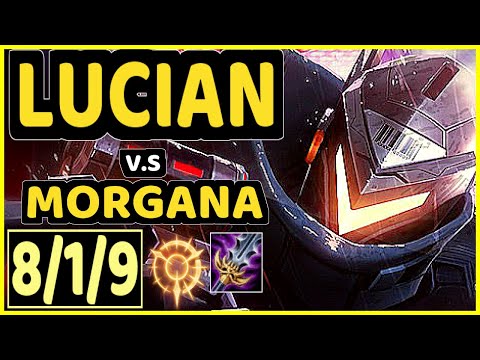 JAVAAA (LUCIAN) vs MORGANA - 8/1/9 KDA BOTTOM ADC CHALLENGER GAMEPLAY - EUW
