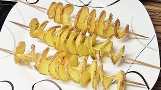 Kartofle spiralki na patyku /Kasia ze slaska gotuje