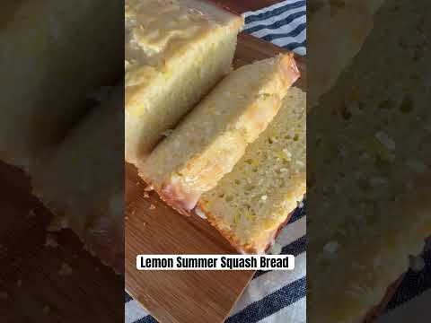 Lemon Summer Squash Bread