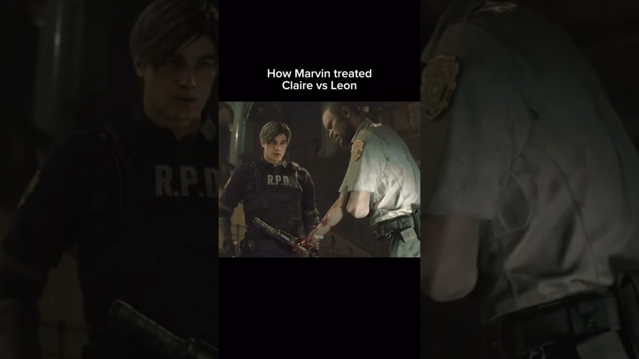 the difference takes me OUT😭😭 #foryou #residentevil #leonkennedy #claireredfield  #fyp #viral