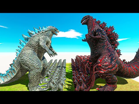 Godzilla Growth - Legendary Godzilla VS Shin Godzilla Arbs, Size Comparison Godzilla