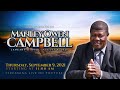 Memorial & Burial Service for the late Elder Manley Owen Campbell