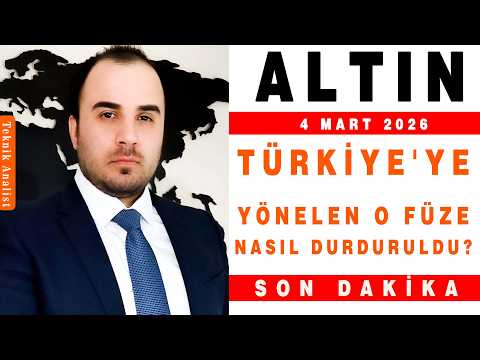 ALTIN ANALİZİ İRAN FÜZESİ TÜRKİYE SINIRINDA VURULDU NELER OLUYOR? | ŞENOL KAAN | 04.03.2026