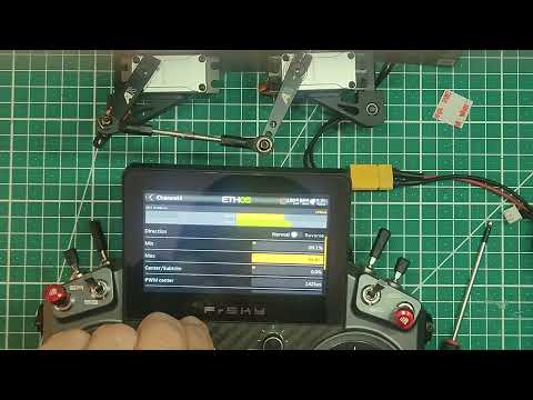 How to balance/match servos in the FrSky Ethos operating system.