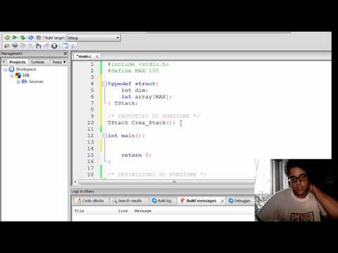 C 32 Implementazione di uno Stack Pila