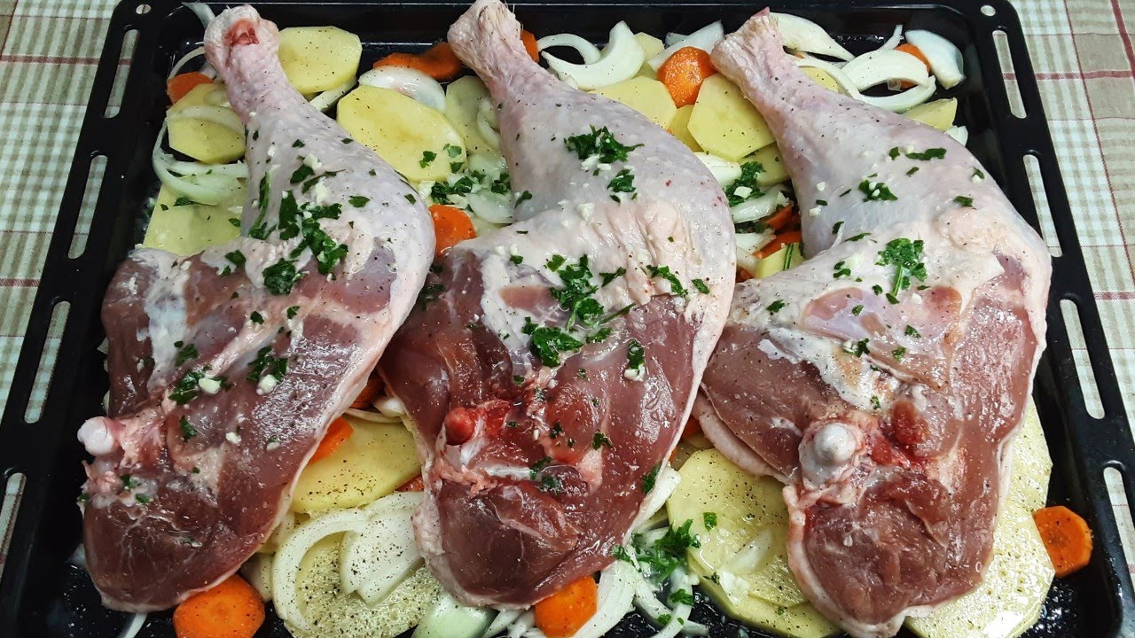 PATORRAS de PAVO al HORNO🍗😍 con pocos ingredientes JUGOSO 🍗😍 (Receta fácil y DELICIOSA)