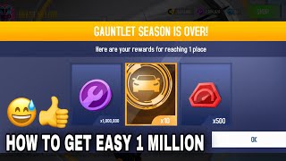 Asphalt 8, How To Win 1 Million Fusion Coins Reward in Gauntlet Tip and Tricks 💰😁👍