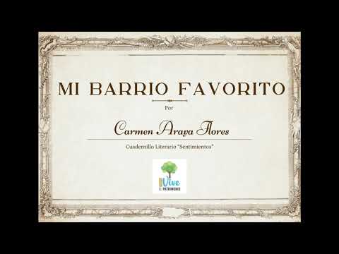 Poema al Barrio Matta de Carmen Araya Flores