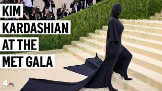 See Kim Kardashians All Black Met Gala Look