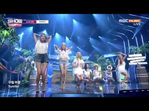 150715 [HD] SNSD-BTS+PARTY+No.1 (2nd Win) @ Show Champion
