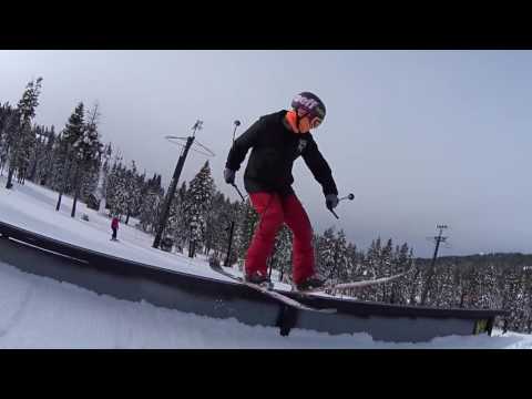 Lucas Skiing Boreal Park from Top to Bottom