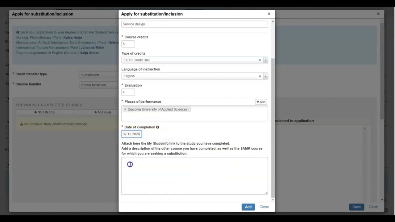 RPL - Making an application (EN)