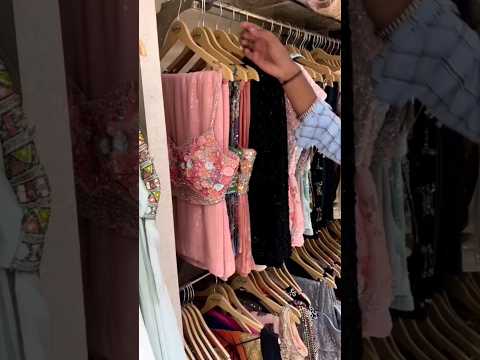 designer saree in delhi lajpat! #ytshorts #shorts #viral #saree