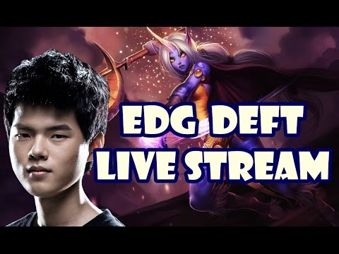 [ June 20,2016 ] EDG Deft - Soraka support ft Ezreal- s6 live stream
