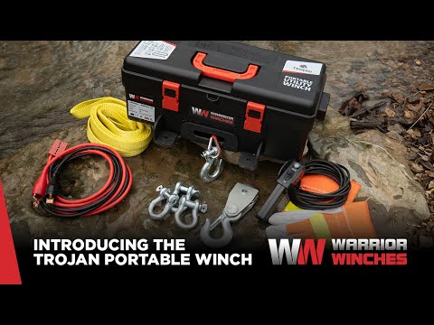 Warrior Winches Trojan Portable Utility Electric Winch
