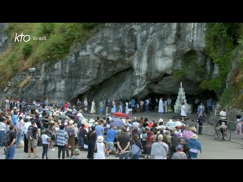 Chapelet du 26 juillet 2025 à Lourdes