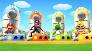 Launch Break - Mario vs Waluigi vs Yoshi vs Wario | Mario Party 9 (Master Difficulty)