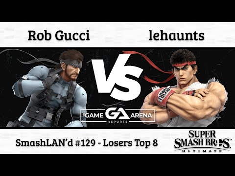 SmashLAN'd 129: TeKu (Snake) vs. lehaunts (Ryu) - Losers Top 8