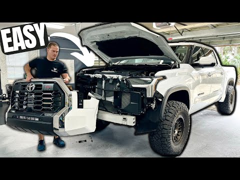 3rd Gen Tundra Front Bumper Removal - How To